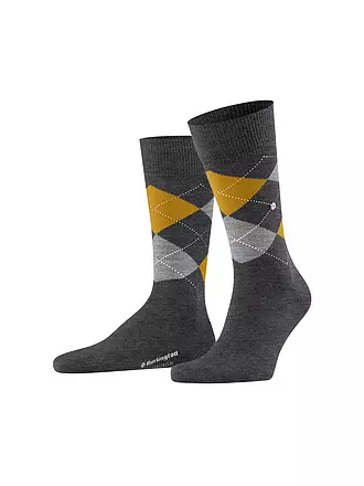 BURLINGTON | Herren Socken EDINBURGH 40-46 asphalt melange | 
